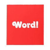 Word! Notitieblok (Voorkant)