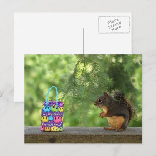 Word nou eekhoorn briefkaart (Voorkant / Achterkant)