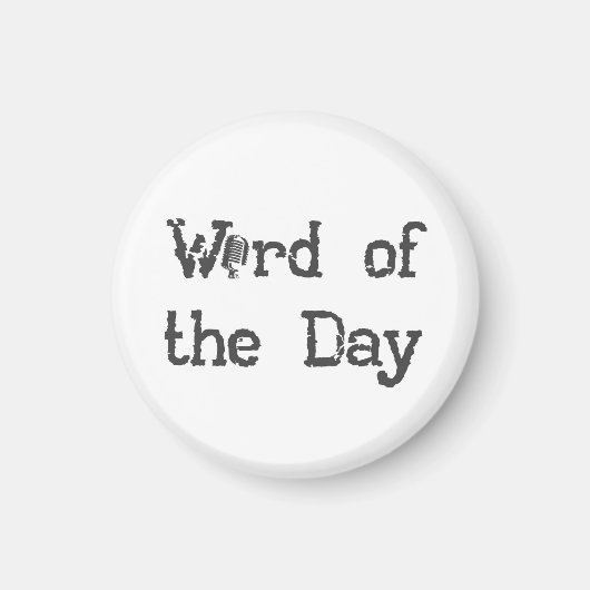 Word of the Day Podcast Magneten (Voorkant)
