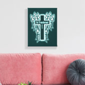 Word omgevormd - Romeinen 12:2 Canvas Afdruk (Insitu (Woonkamer))