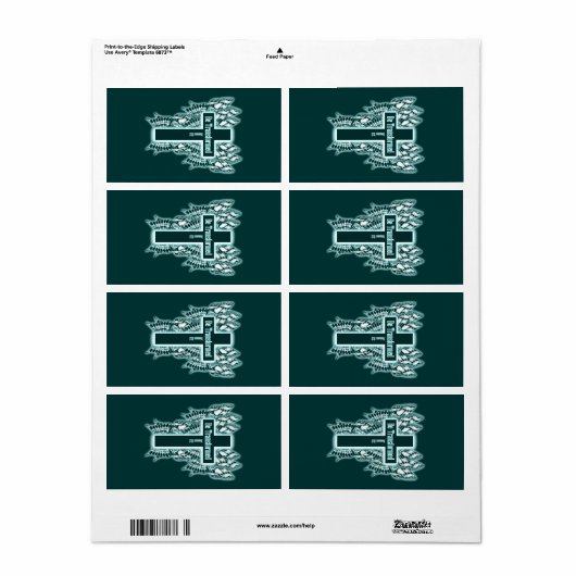 Word omgevormd - Romeinen 12:2 Etiket (Full Sheet)