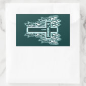 Word omgevormd - Romeinen 12:2 Rechthoekige Sticker (Tas)