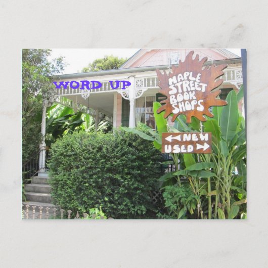 Word omhoog briefkaart (Voorkant)