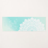 Word omhoog en ben Geweldige Citaat | Aangepast te Yogamat (Voorkant (horizontaal))