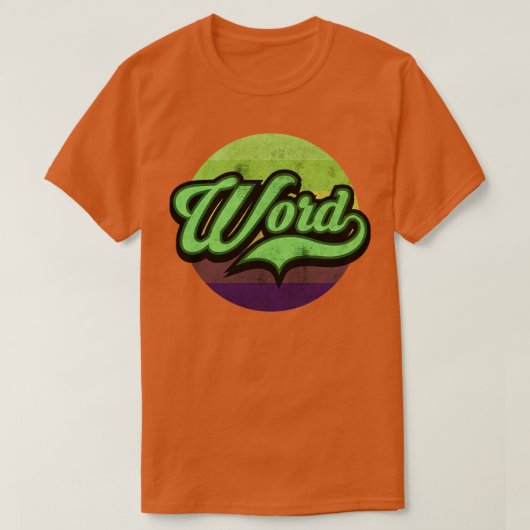 Word omhoog t-shirt (Design voorkant)