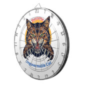 Word Onbeheersbare Kat Dartbord (Voorkant Rechts)