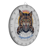 Word Onbeheersbare Kat Dartbord (Voorkant Links)