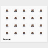 Word Onbeheersbare Kat Hart Sticker (Vel)