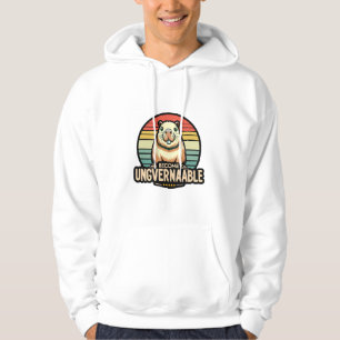 Word Onbestuurbaar Baby Moo Deng Funny Gezegde Lon Hoodie