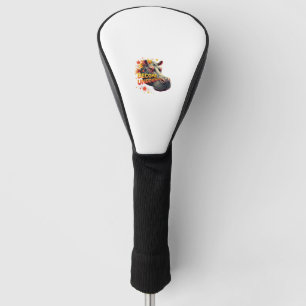 Word onbestuurbare retro Baby Hippo Moo Deng Funn Golfheadcover