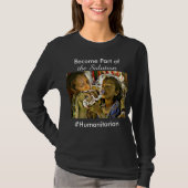 Word onderdeel van de oplossing #Humanitarian T-shirt (Voorkant)
