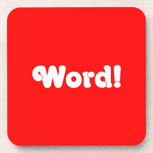Word! Onderzetter (Voorkant)