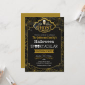 Word onze uitnodiging voor Ghost Black & Gold Cost (Voorkant / Achterkant in situ)