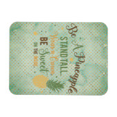 Word Pineappelkunst Magneet (Horizontaal)