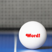 Word! Pingpongbal (Net)