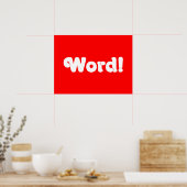 Word! Poster (Keuken)