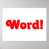 Word! Poster (Voorkant)