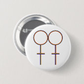 Word Proud Gay Ronde Button 5,7 Cm (Voorkant /achterkant)