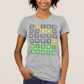Word Puzzle "Miami Beach" shirt 2 (Voorkant)