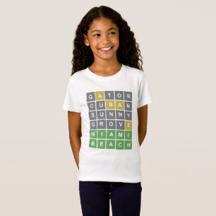 Word Puzzle "Miami Beach" T-Shirt 4