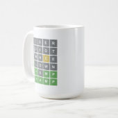 Word Puzzle-Mok Koffiemok (Voorkant links)