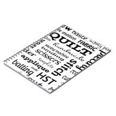 Word Salad Notitieboek (Linkerzijde)