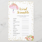 Word Scramble Game April Showers brengen mogelijke (Voorkant)