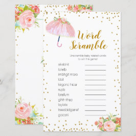 Word Scramble Game April Showers brengen mogelijke