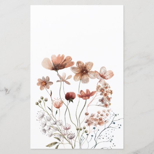 Word Scramble Game Autumn Wildbloemen Sign. (Achterkant)