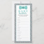 Word Scramble Game, Baby shower, 25-pack (Voorkant)