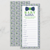 Word Scramble Game, Baby shower Game, Little Man (Voorkant / Achterkant)