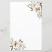 Word Scramble Game Winter White Floral Kerstmis (Achterkant)