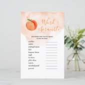 Word Scramble Game Zoete Kleine Peach (Staand voorkant)