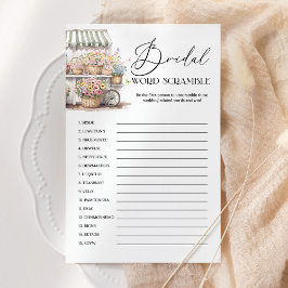 Word Scramble uit de markt Vrijgezellenfeest spel