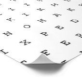 Word Search Geek Poster (Hoek)