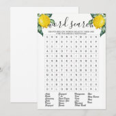 Word Search Gold vrijgezellenfeest-spel Kaart (Voorkant / Achterkant)