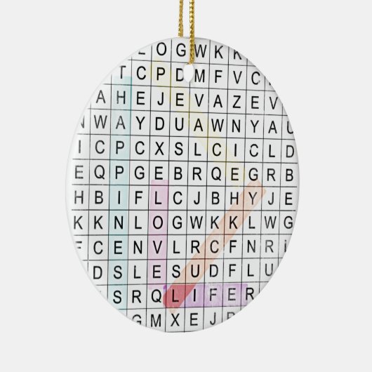 Word Search Keramisch Ornament (Rechts)