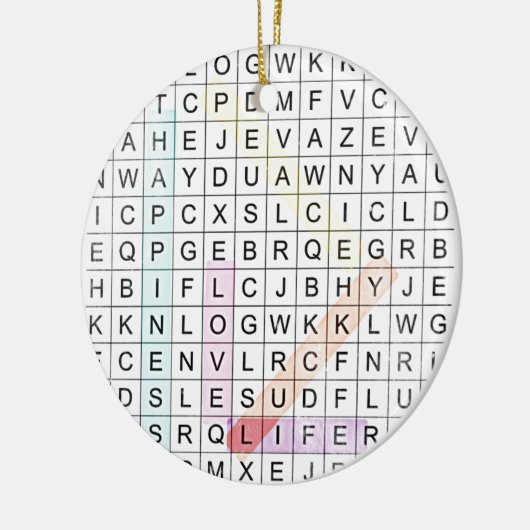 Word Search Keramisch Ornament (Links)