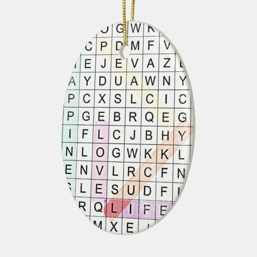 Word Search Keramisch Ornament (Links)