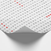 Word Search Puzzle Happy Nieuwjaar! Cadeaupapier (Hoek)