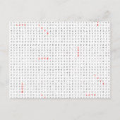 Word Search Puzzle LOVE Grafisch Briefkaart (Voorkant)