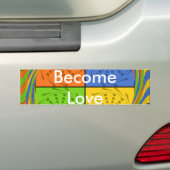 Word Sjabloon Liefde Bumpersticker (Op auto)