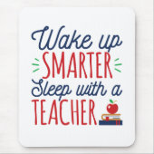 Word slimmer Smarter Slaap met een leraar Muismat (Voorkant)