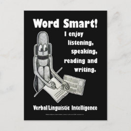 Word Smart - leeg Briefkaart