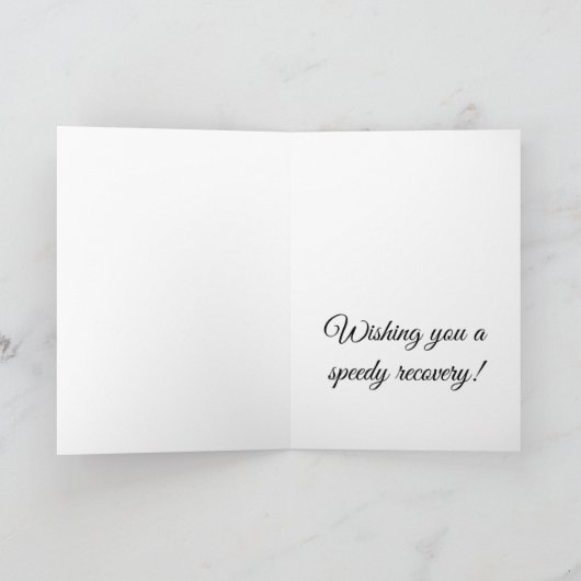 Word snel beter! humoristisch kaart (Binnen)