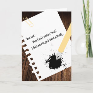 Word snel beter! humoristisch kaart