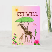 Word snel beter! Ik wens u een spoedig herstel" (Voorkant)