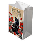 Word snel beter Kat Medium Cadeauzakje (Voorkant Gekanteld)