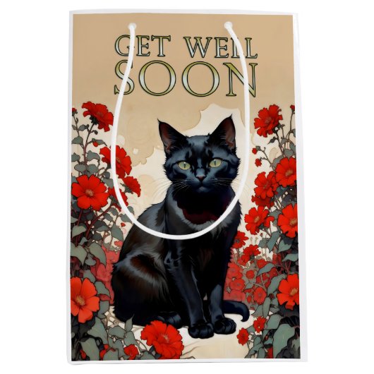 Word snel beter Kat Medium Cadeauzakje (Voorkant)