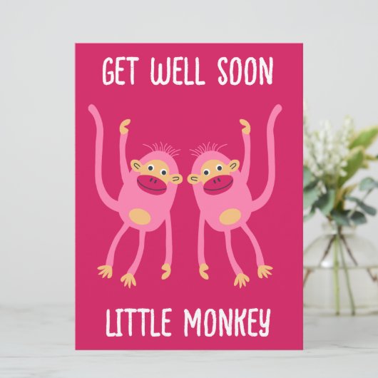 Word snel beter, kleine aap (Staand voorkant)